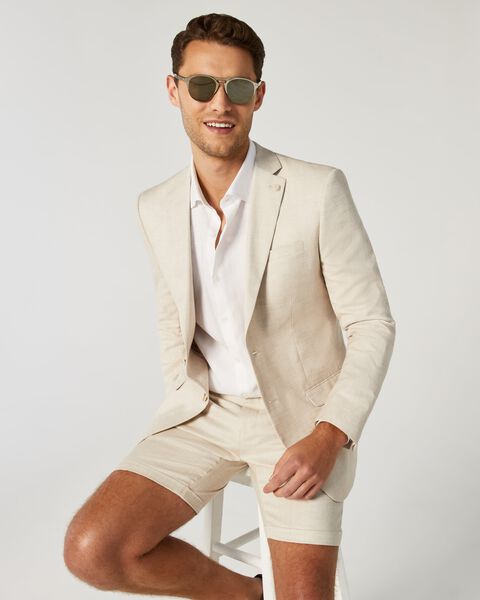 Mens Natural Tailored Short